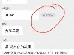 引热议 !微信8.0.55版语音消息倍速播放，腾讯客服回应